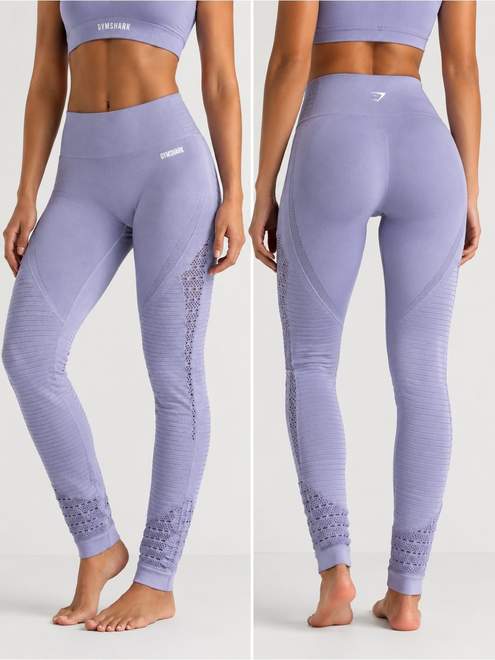 Gymshark Lavender Seamless High-Waist Leggings